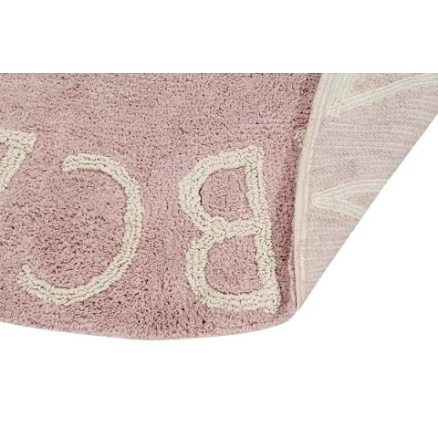 Lorena Canals Dywan Round ABC Vintage Nude Natural 4