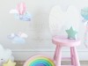 Naklejka na ścianę - balony różowe 1