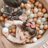 Suchy basen Velvet Teddy Bear + 250 piłek - gotowy zestaw MeowBaby 3