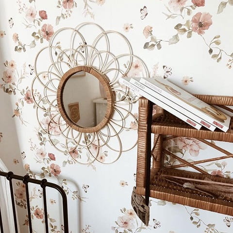 Tapeta dziecięca Floral Vintage Kwiaty 6