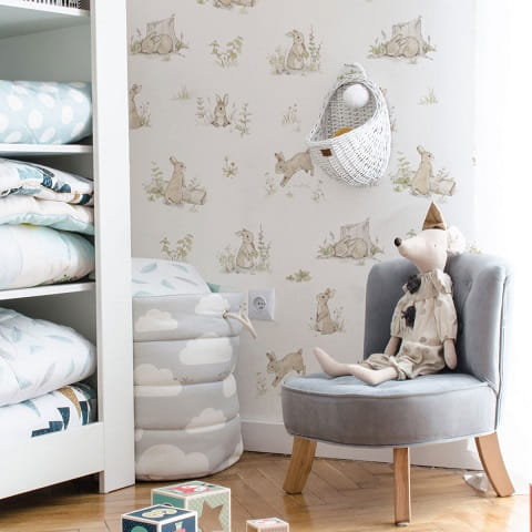 Tapeta dziecięca Rabbit Day Króliczki