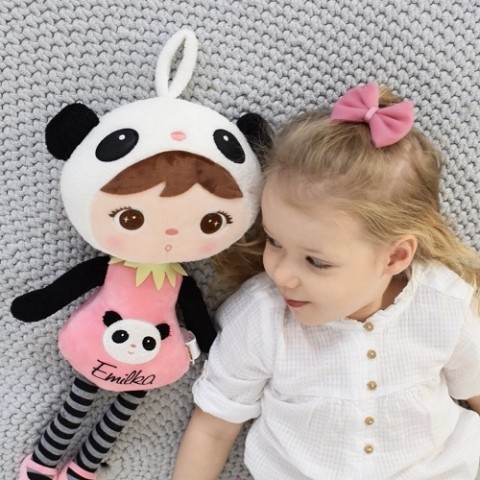 Lalka Metoo Miś Panda 50 cm z imieniem