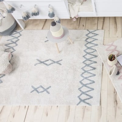 Lorena Canals Dywan do Prania w Pralce Atlas Natural Vintage Blue