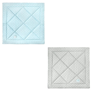 Dwustronna mata do tipi lovly dots mint grey